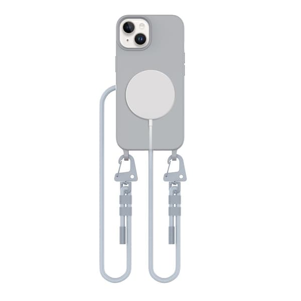 TECH-PROTECT MAGNELHALSBAND MAGSAFE IPHONE 15 KRITGRÅ