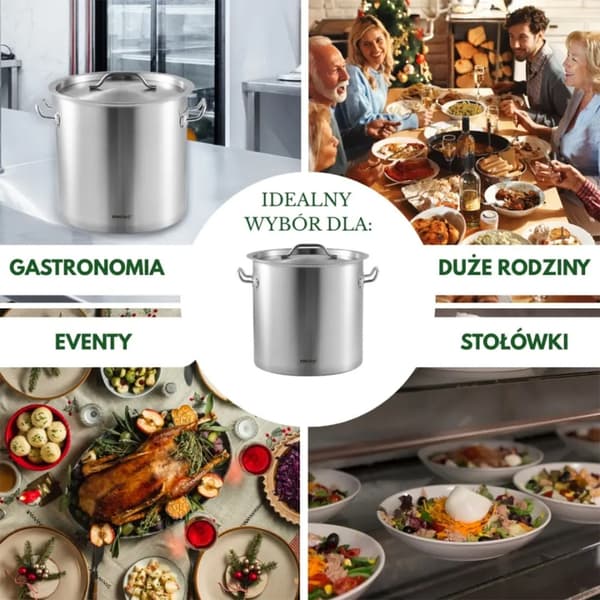 GASTRONOMISK GRUTA MED STÅLLOCK 98L KINGHOFF KH-1968