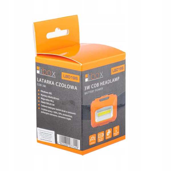 3W COB-batteristrålkastare LB0196 LIBOX