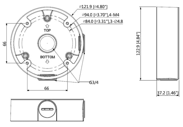 DAHUA PFA13C -KAMERAN TELINE