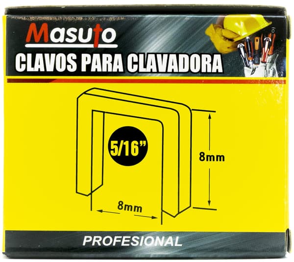 Stifter 5/16" 8x8mm Masuto snedkeri polstring 600 stk
