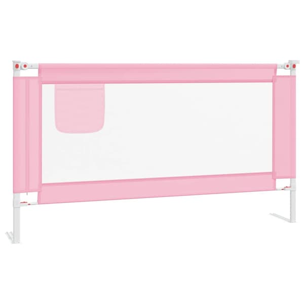 vidaXL sengehest lyserød 150x25 cm stof