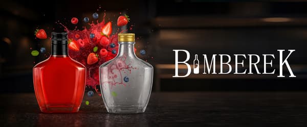 PASJO 200ML Glasflaska för VODKA MOONLIGHT WEDDING Flaskor för Likör Juice