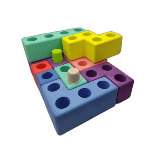 Vaahtomuovi Tetris-palikat - 45 kpl.