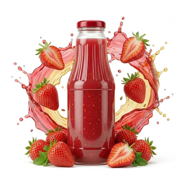 5x Hedelmäpullo 1L Lasipullot Mehulle 1000ml + Kansi