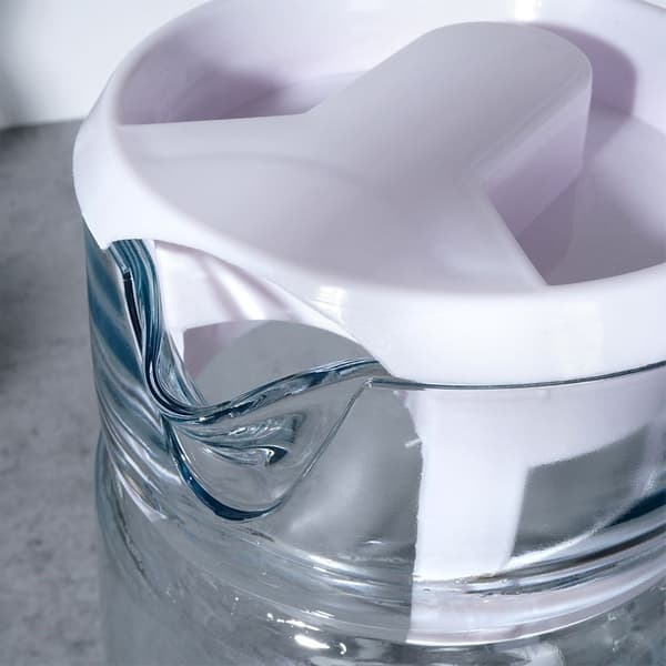 lasinen kannu kannella 2 l