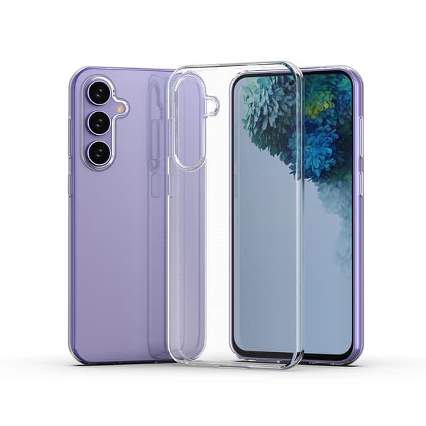 Ultraklart silikonskal för S23 FE Transparent