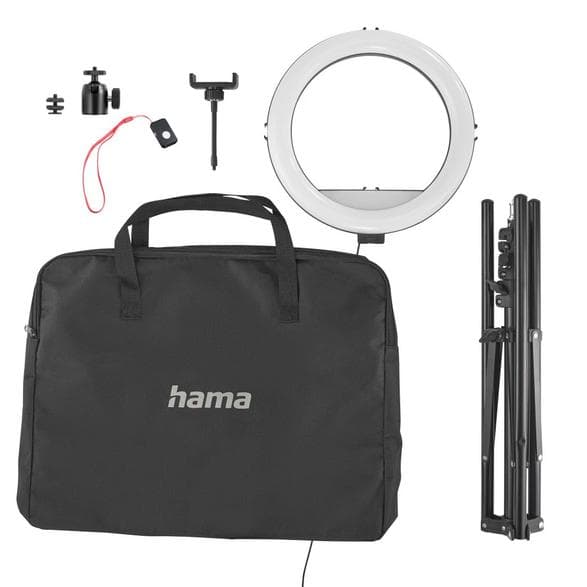 Hama SpotLight Steady 120 III Ringlampe – Sort og Hvid