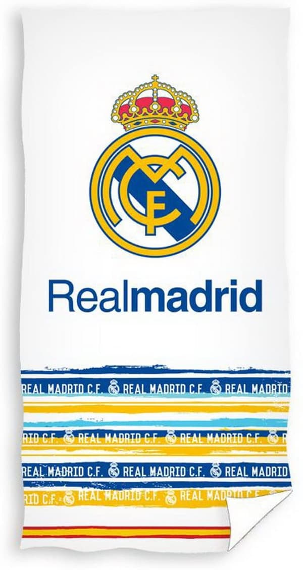 Rantapyyhe 75X150 100% puuvillaa REAL MADRID