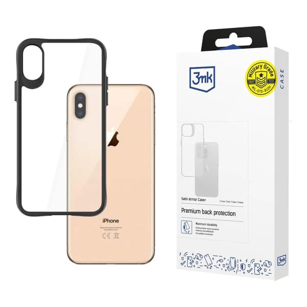 Apple iPhone Xs Max - 3mk Satin Armor Cover+