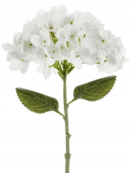 Kunstig Blomst Hortensia Hvid Bryllupskonføderation Middepunkt Dekoration 35cm