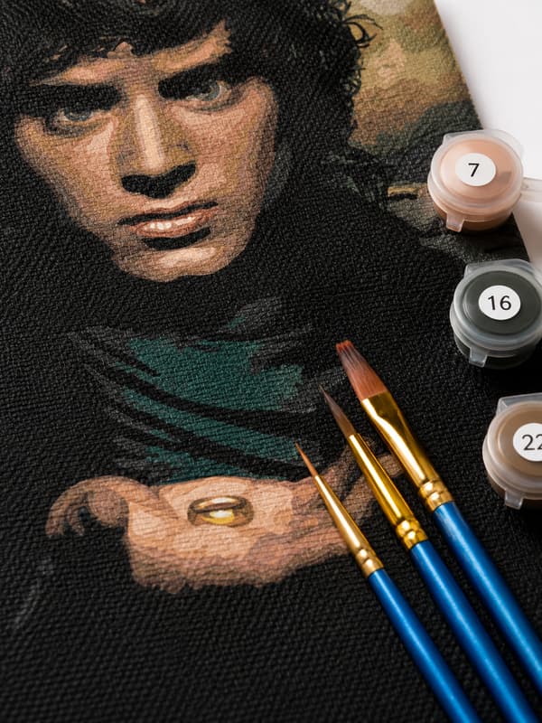 Målning med siffror Frodo med ringen 40x50 cm