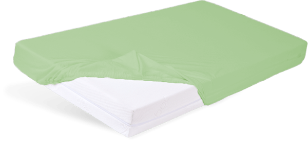 Bomullslakan 70x140x10 Grönt