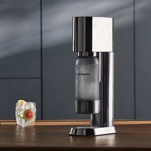 SODASTREAM ENSO Danskvandsmaskine Sølv Starter Kit