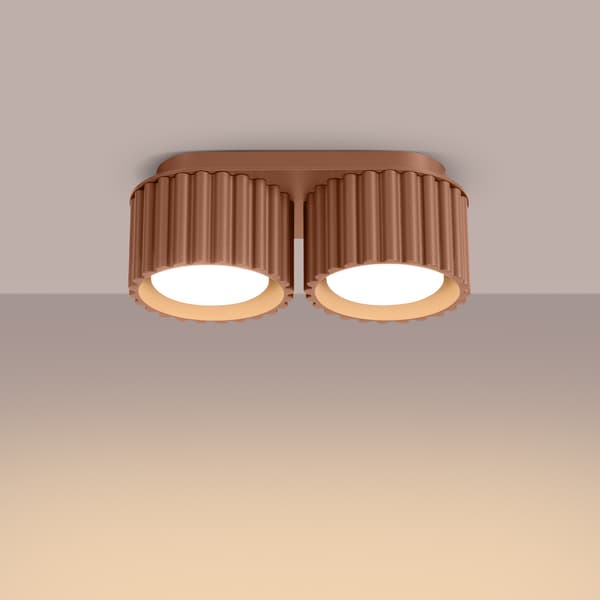 AURA 2 GX53 MOCCA ALU SOLLUX SL.1808 TAKFUNDAMENT