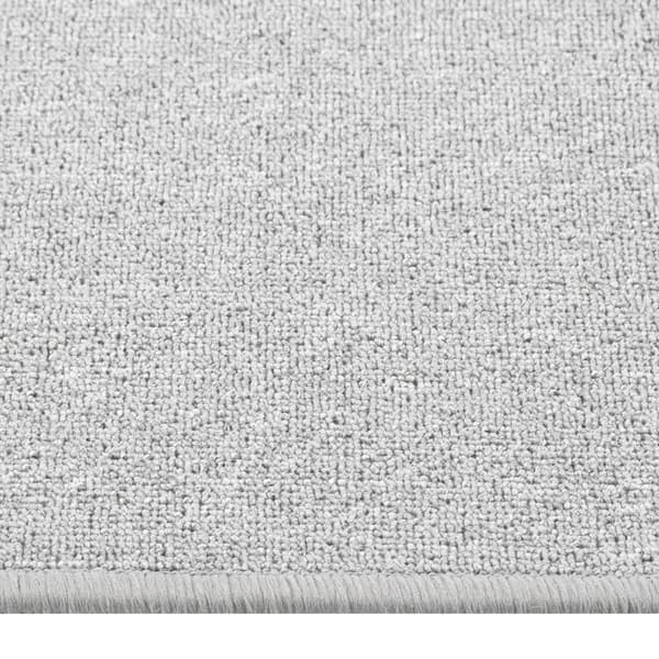 vidaXL tæppe, lysegrå, 50 x 100 cm