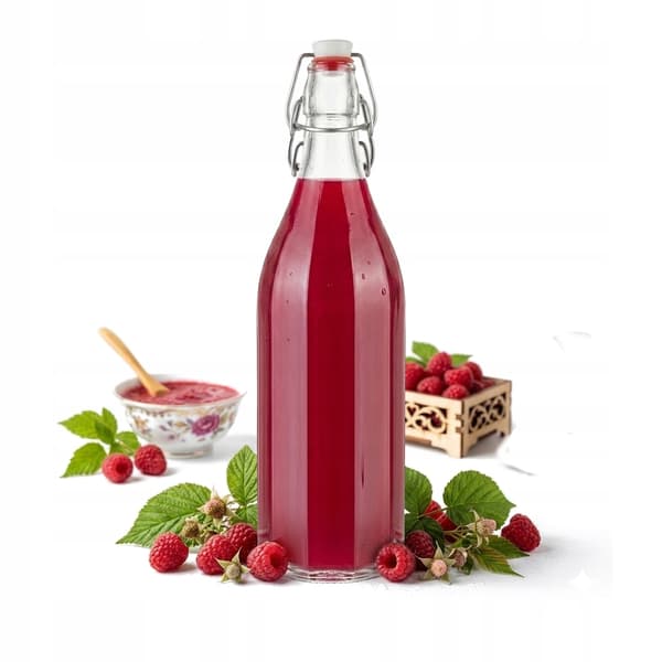 6x flaskor costolata 750ml med mekanisk kork Flaskor för tinkturer 6 st