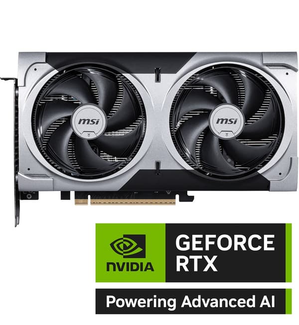 MSI RTX 5060 Ti 16G VENTUS 2X OC PLUS Grafikkort