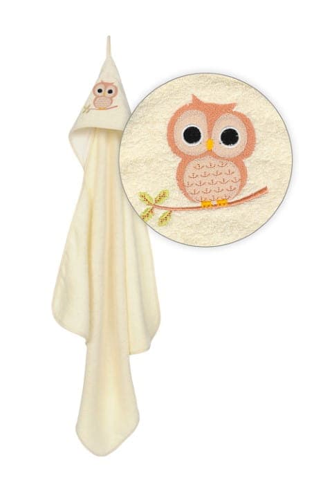 Badrumsöverdrag 80x80 ROBIN Cream Owl