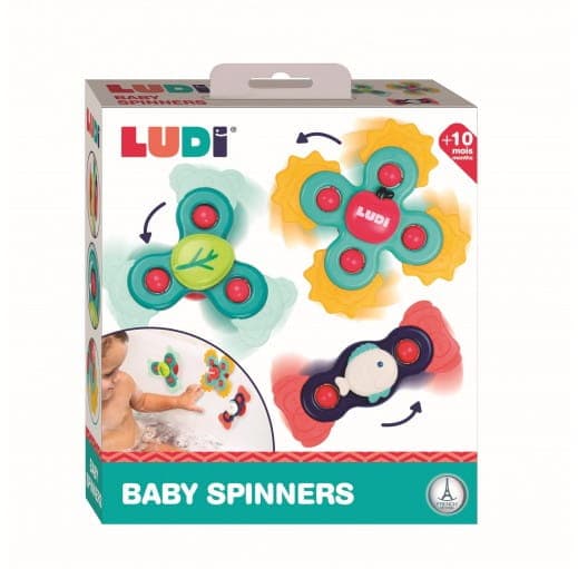 Ludi - Sensoriset Spinnerit imukupeilla - 3 kpl setti - 30095