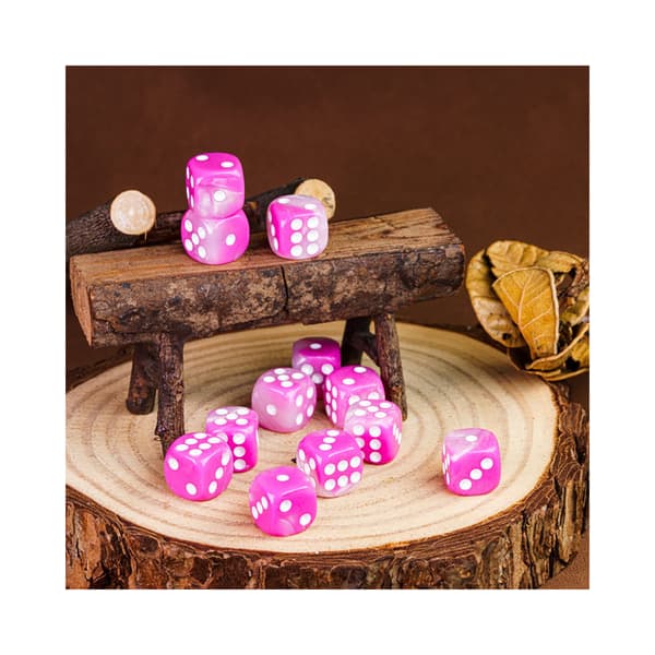 D6 1,6 cm RPG Prinsesse Mouth Sekssidede terninger