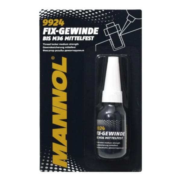 MANNOL trådforsegler 10ml medium BLÅ! Tysk kvalitet! motor