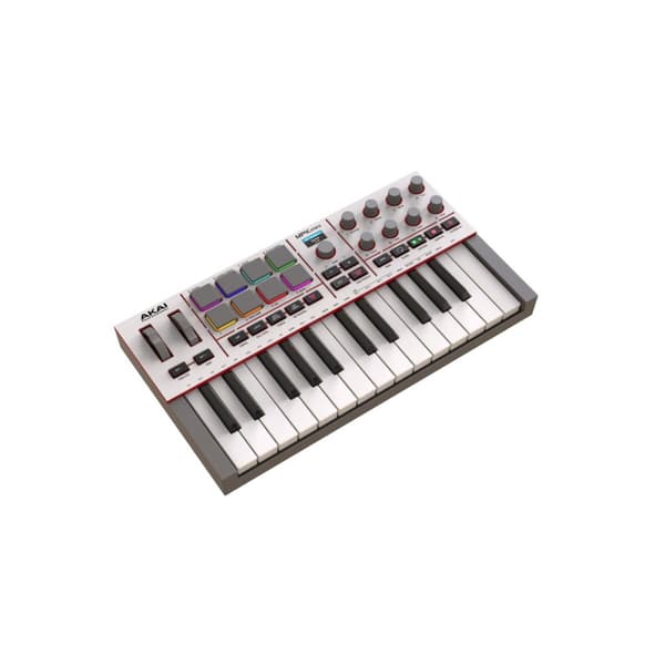 AKAI MPK Mini 4 Mini tangentbordskontroll, vit