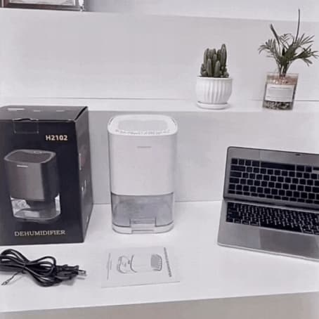 Stille affugter med 7 LED-farver