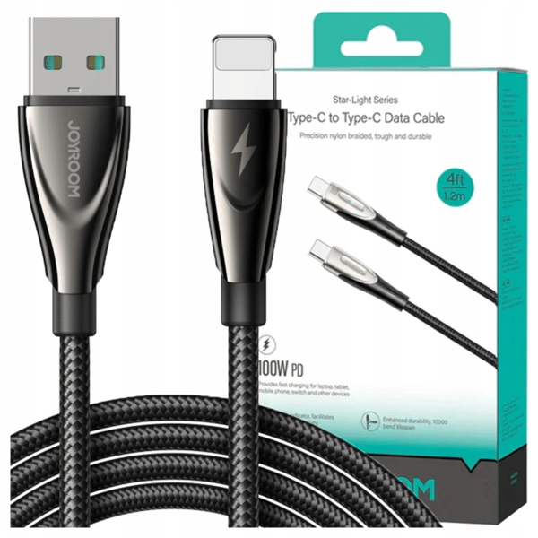 Pioneer 3A USB-kabel til Lightning Joyroom SA31-AL3 / 3A / 1,2m (sort)