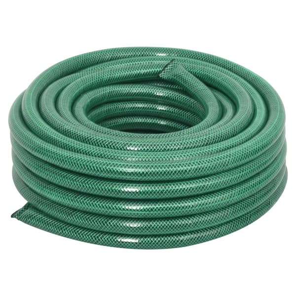 vidaXL Puutarhaletku, vihreä, 0,9", 30 m, PVC