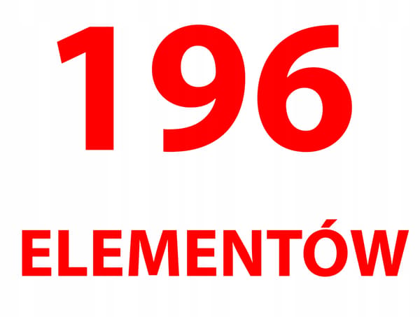 Set värmskrinkande rör 196 st svarta