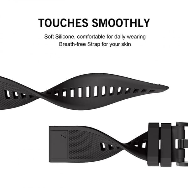 TECH-PROTECT SMOOTH GARMIN FENIX 5 / 6 / 6 PRO / 7 SVART