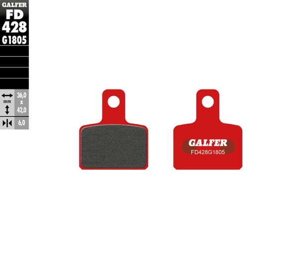 Galfer KH495 semi-metallisk trialbromsbelägg