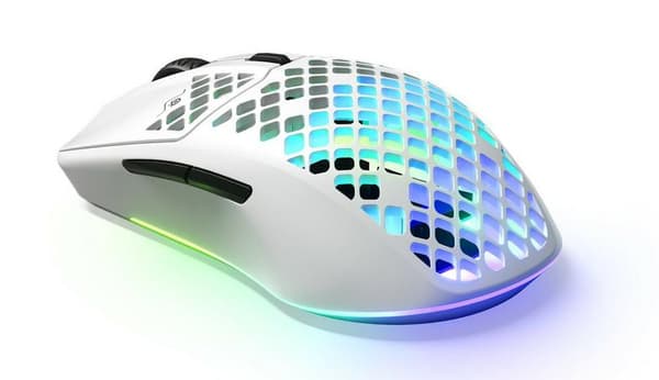 Trådlös mus STEELSERIES Aerox 3 Wireless Vit
