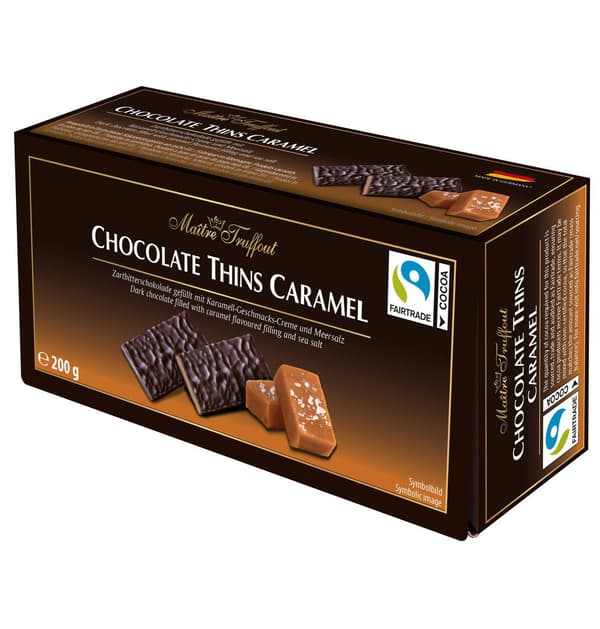 MaitreTruffout Saltad Karamell Chokladbitar 200 g