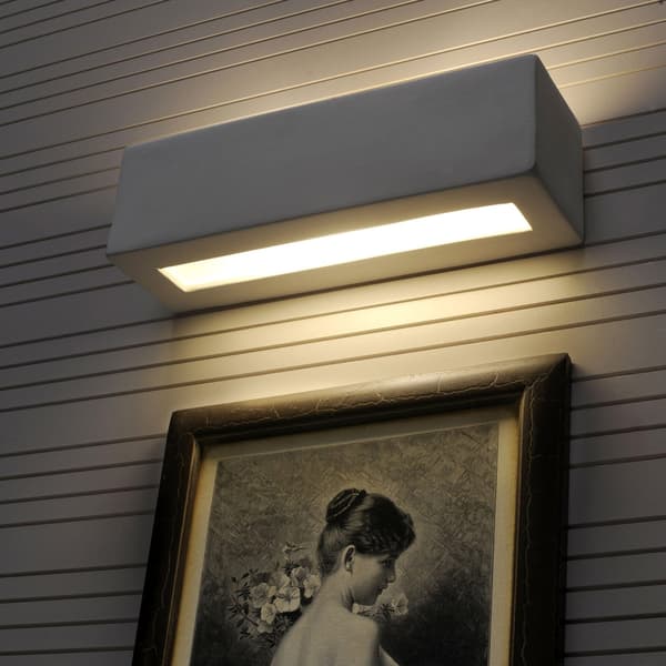 CORDIS VÄGGLAMPA 1 E27 VIT LUMILO 00.106.06