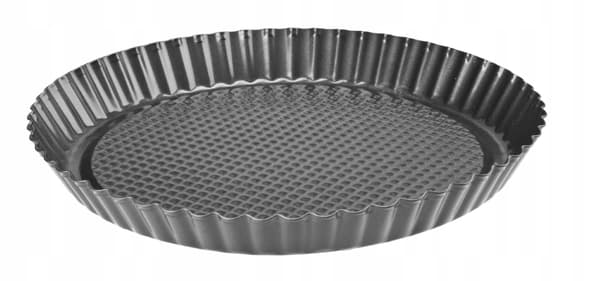 Bageplade i stål med slip-let-belægning, 27 cm