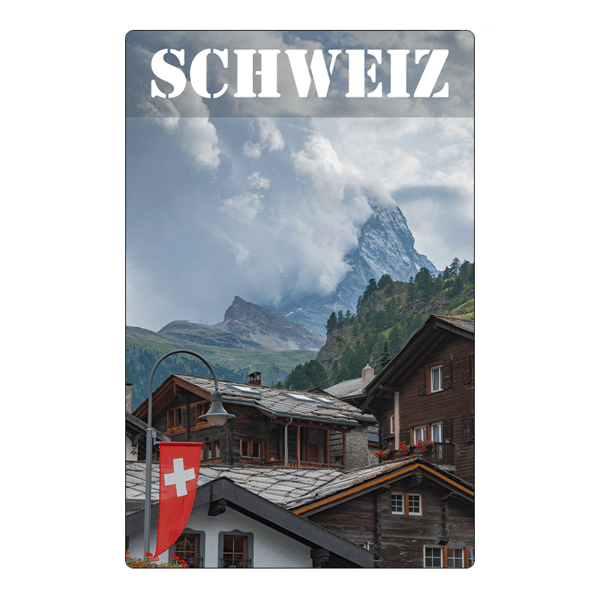 Jääkaappimagneti Zermatt Sveitsi