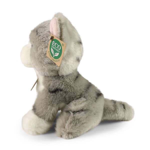 RAPPA 222595 Plysch Gra Katt 18 cm