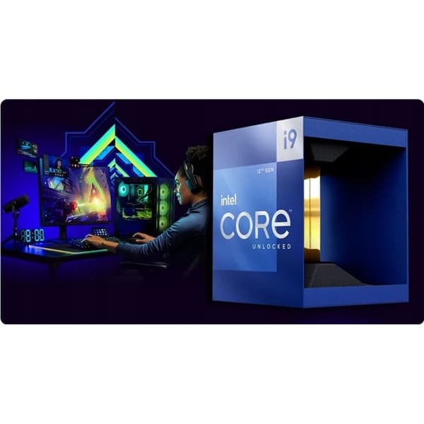 Intel Core i9-12900KF-processor, 3,2-5,2 GHz, LGA1700, 16 kerner