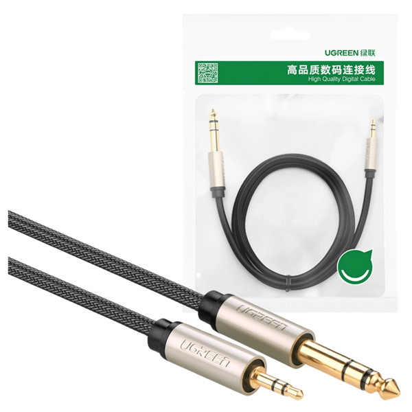 UGREEN AV127 3,5 mm til TRS Jack-kabel - 3 m (grå)