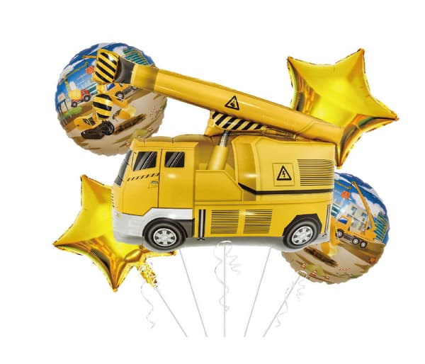 Bukettset med folieballonger Krankonstruktion 5 st