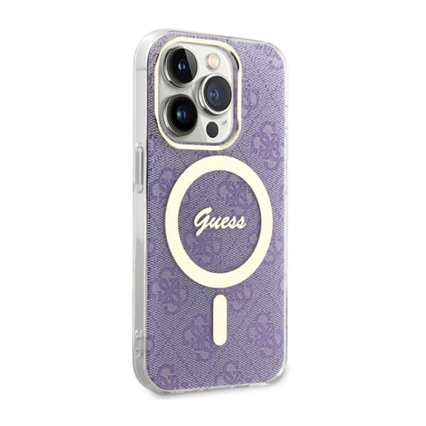Guess 4G MagSafe - iPhone 14 Pro cover (lilla)