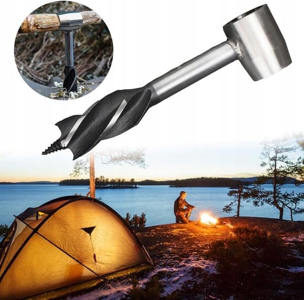 Bushcraft Key Handträborr Överlevnad Handträborr