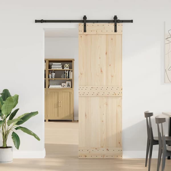 vidaXL monteringssystem til skydedør 152,5 cm stål sort