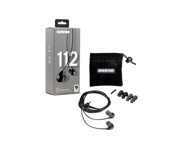 Shure SE112-GR-EFS - In-ear-hörlurar, grå
