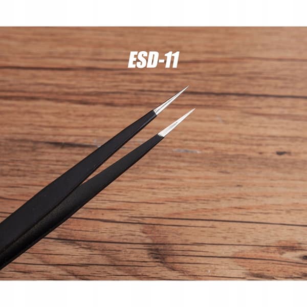 Set med 6 precision-ESD-pincetter