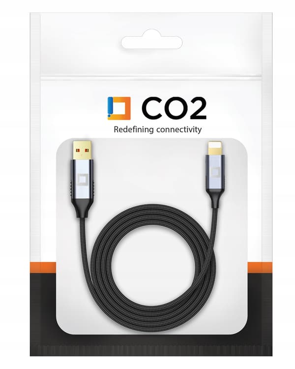 CO2-oplader med lynhurtig opladning, USB-kabel til iPhone 12, 13, 14, 3M