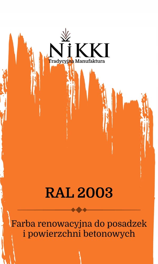 GULVMALING TIL RENOVERING 2,5L PASTEL ORANGE RAL2003 BLANK