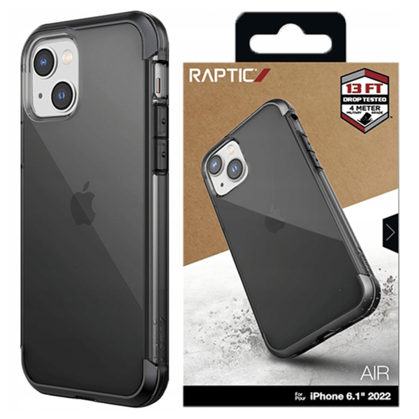 Raptic X-Doria Air Etui iPhone 14 Plus Pansret Cover Grå